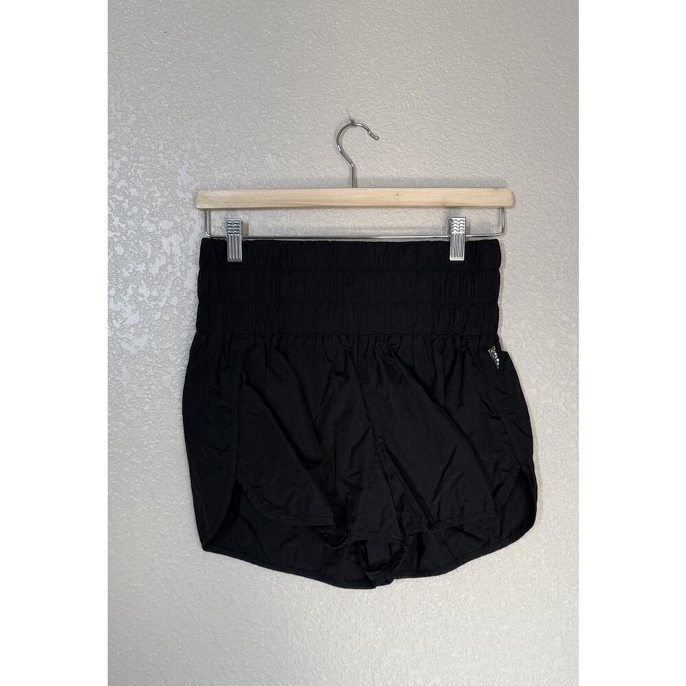 Free People Movement The Way Home Shorts Medium Black Nylon